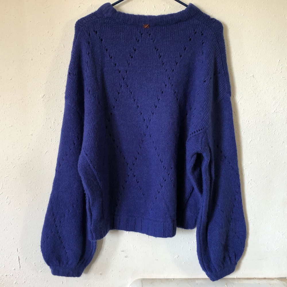 Rare Color For Love and Lemons FL&L Mia Pointelle Sweater XL - Picture 13 of 16